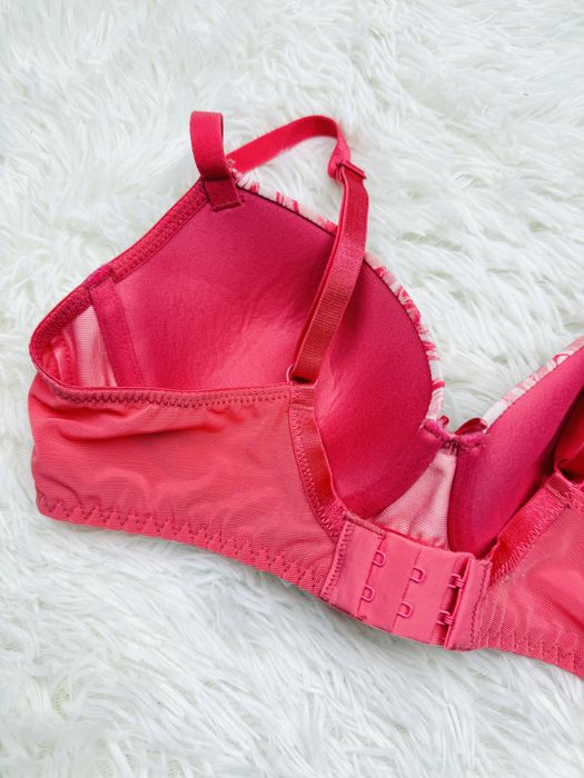 Biustonosz usztywniany 75B różowy George