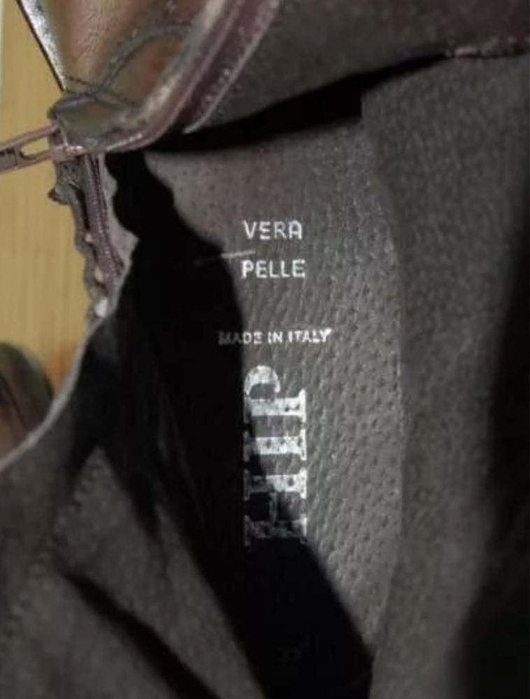 Осенние сапоги HIP Vera pelle кожанные состояние НОВЫХ Италия