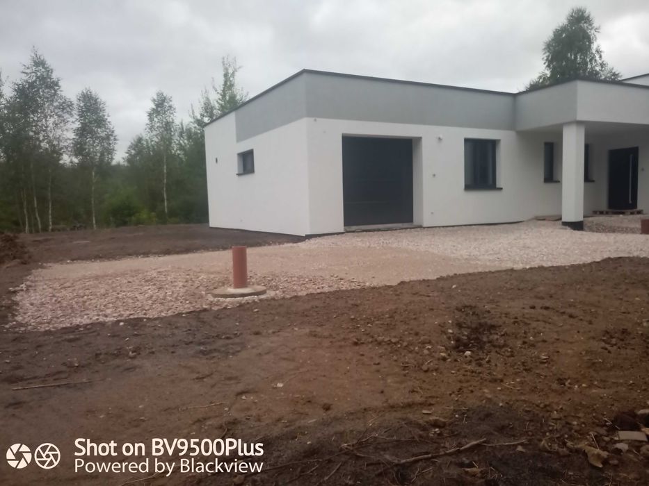 wyburzenia, niwelacje terenów, podbudowy