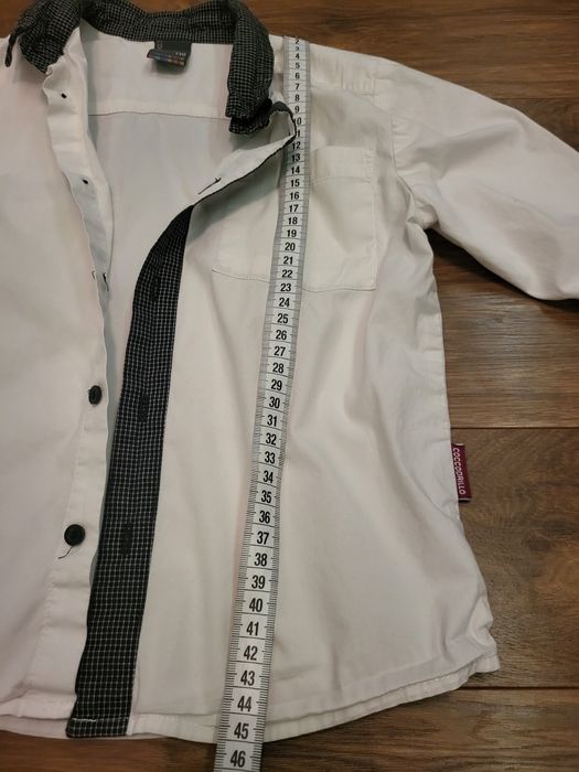 Biała koszula dla chłopca 110