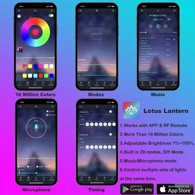 Tiras LED Ambiente para Interior de Carro