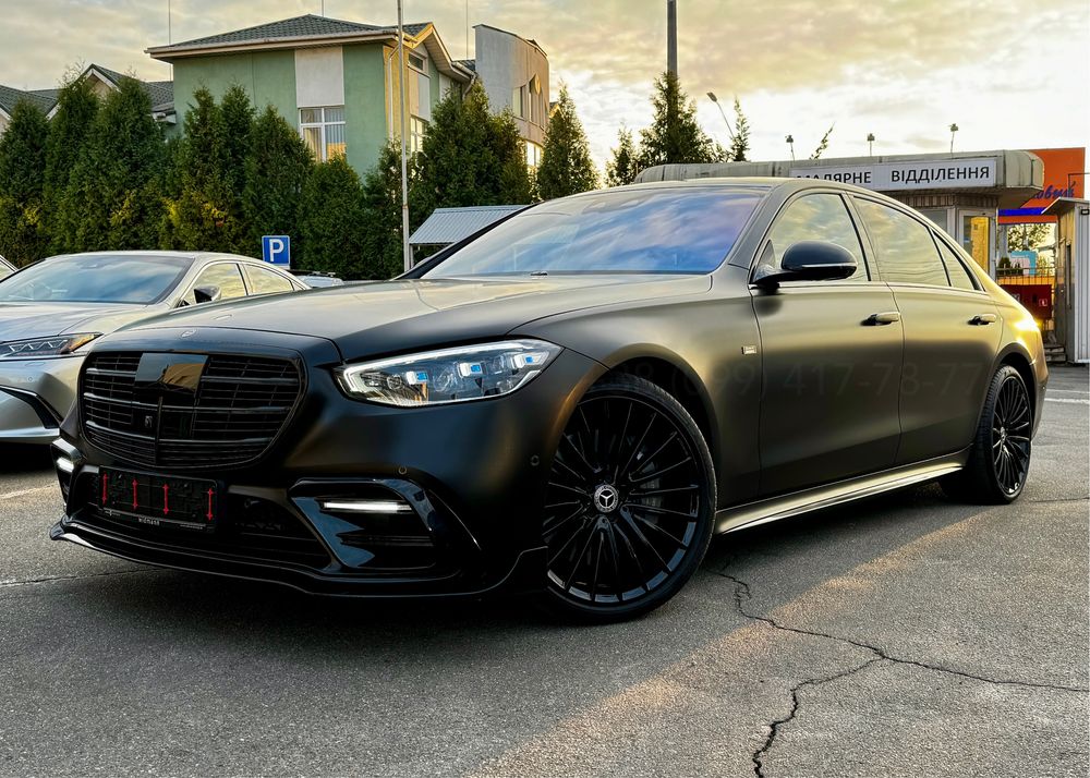 Обвес BRABUS B550 B50 Mercedes S500 S580 W223 Спойлер Губа Диффузор