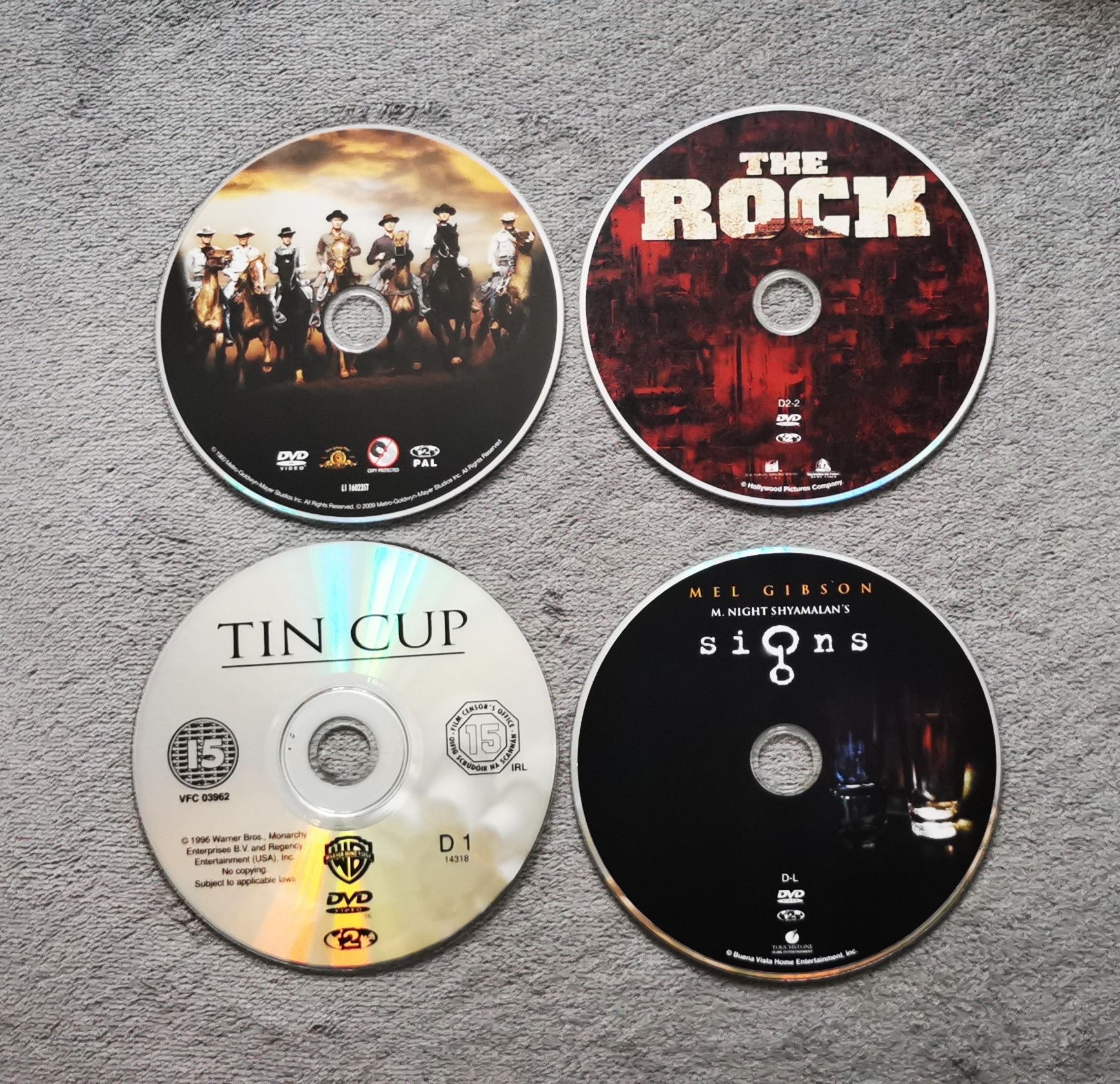 Filmy DVD różne same płyty bez pudełek i okładek