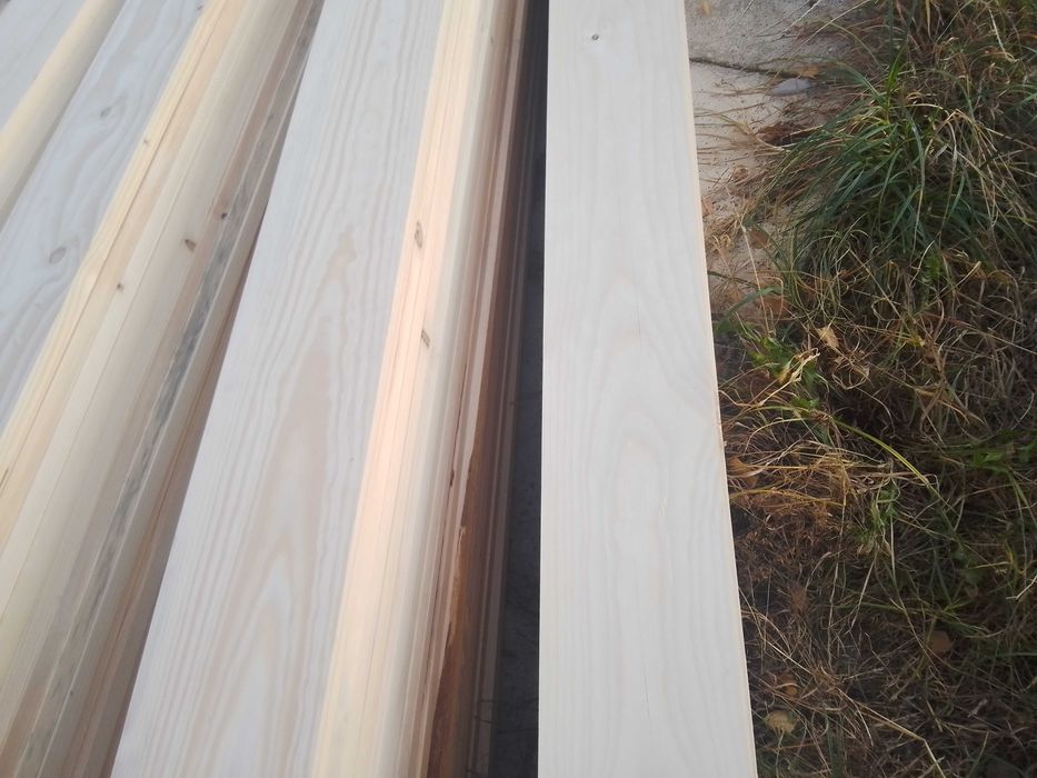 100x15 cm Parapet drewniany, świerkowy