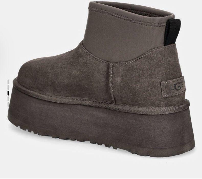Новые UGG Classic Mini Dipper оригинал серые 40