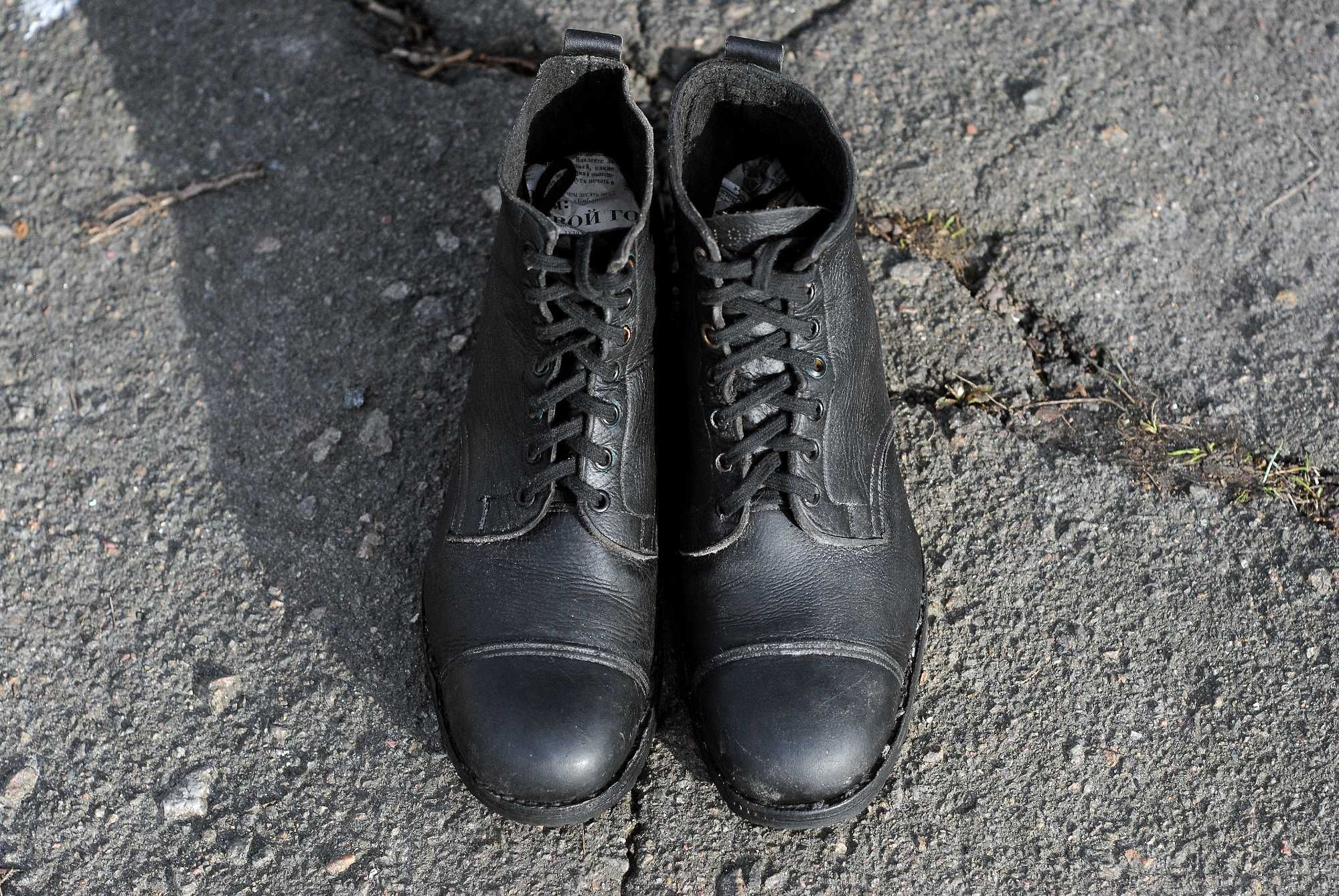 Винтажные военные кожаные ботинки 1940 43р bally raichle