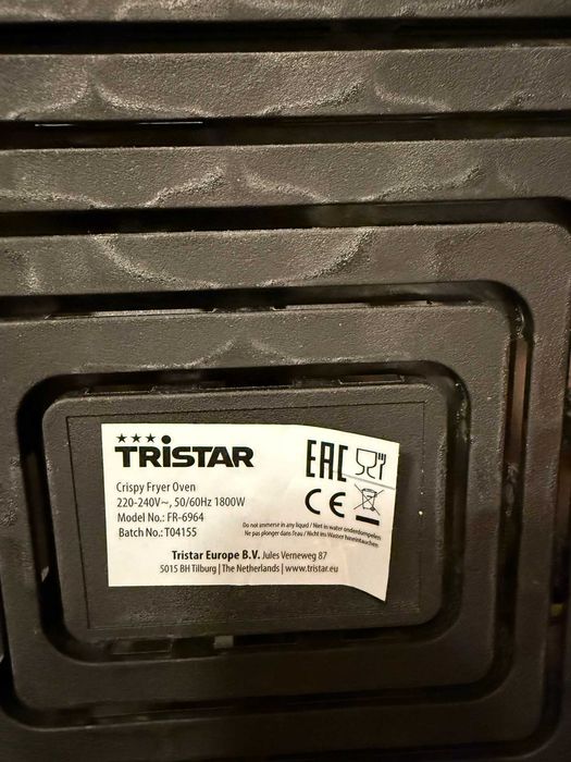Frytkownica beztłuszczowa Tristar - FR-6964 // 1800 W