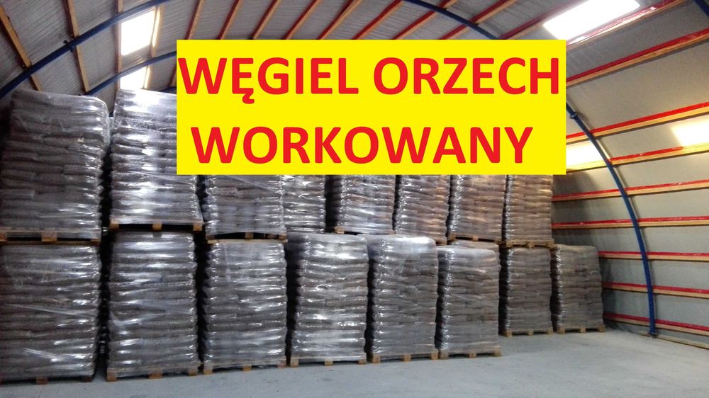 Węgiel orzech  workowany SKŁAD OPAŁU ŁABĘDZIÓW transport HDS