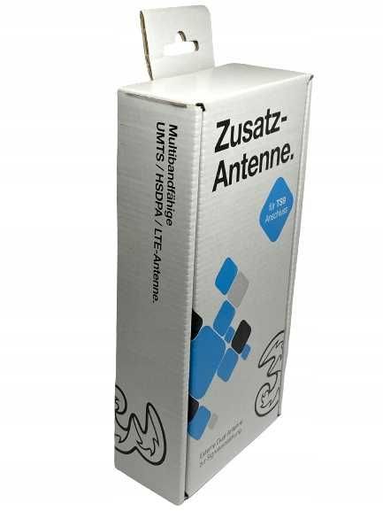Dodatkowa podwójna antena do routera LTE UMTS HSDPA 2X TS9 BIAŁA