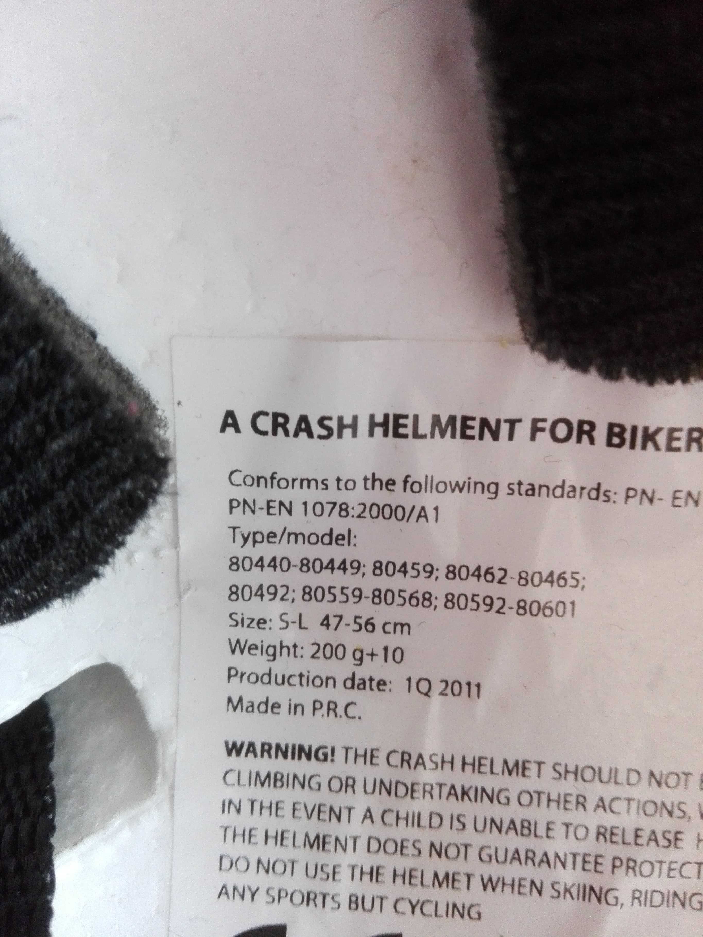 Kask chronny dla dziewczynki