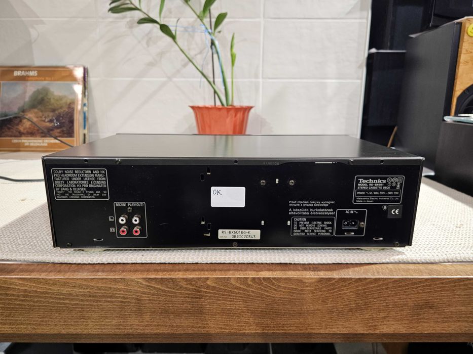 Касетна дека Technics RS-BX601 (3 Head, HQ, Made in Japan)