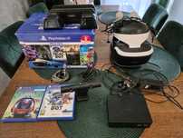 PlayStation VR PS4 Okulary move kamera gry stojaki mega duży zestaw!!!