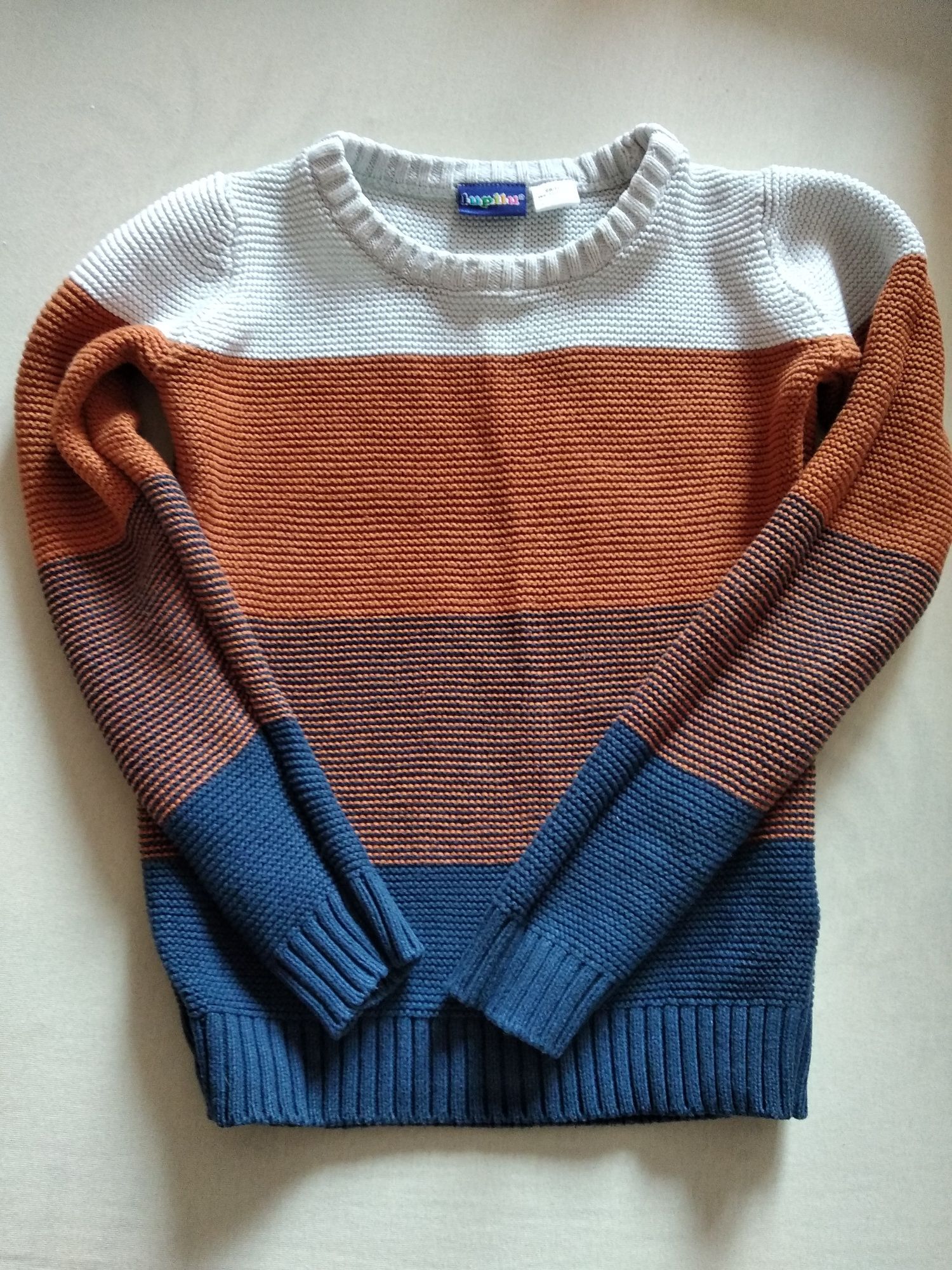 Sweter dla chłopca rozm 98/104 lupilu ciepły