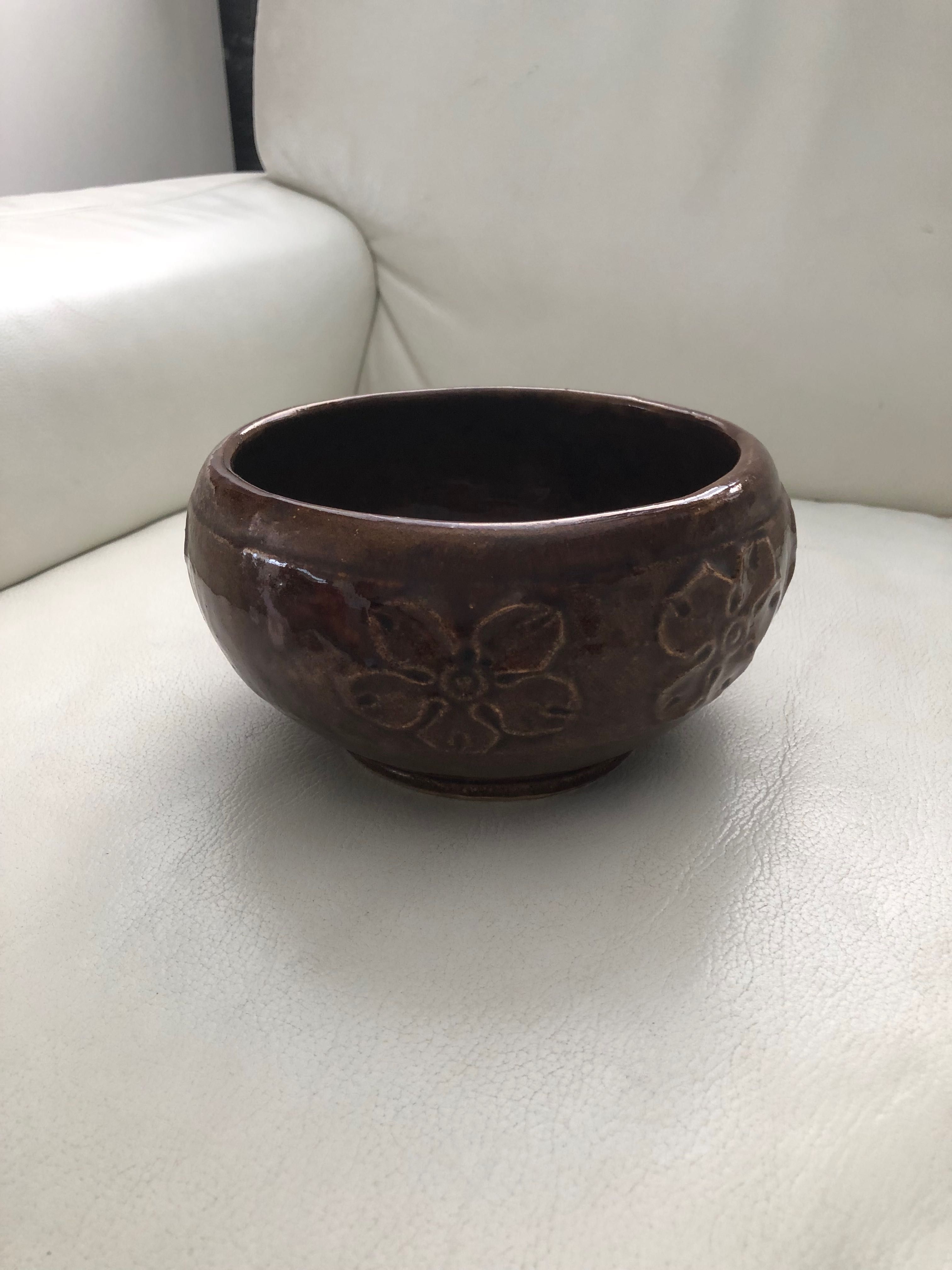 Ikebana misa PRL ceramika vintage