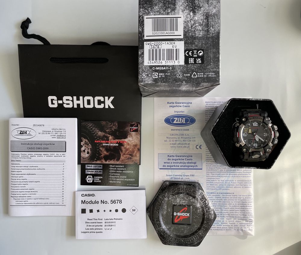 Zegarek G-shock GWG-2000-1A3ER