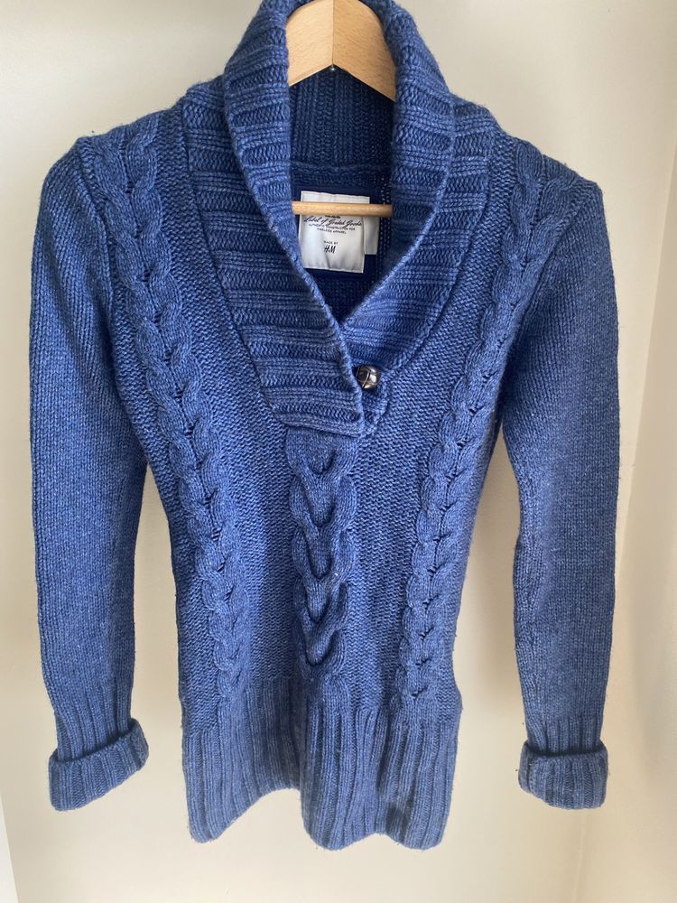 sweter H&M roz. 34 z wełną