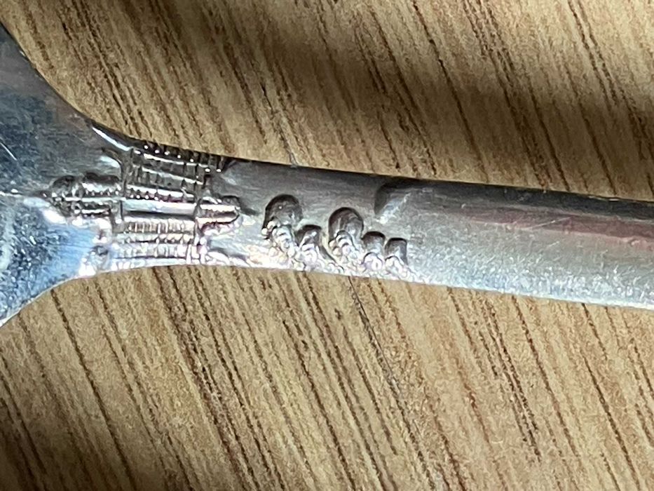 srebrne łyżki komplet 6 szt. srebro