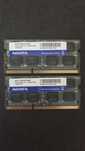 Pamięć RAM laptop so dim 2x2gb ddr3 pc3-10600S