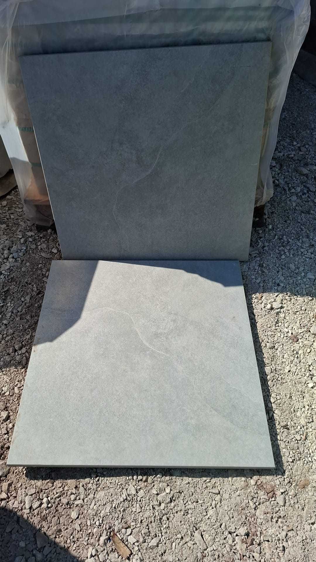 Płytki Tarasowe 60x60x2 cm PIZZARA GREY Gres Tarasowy w szarym kolorze
