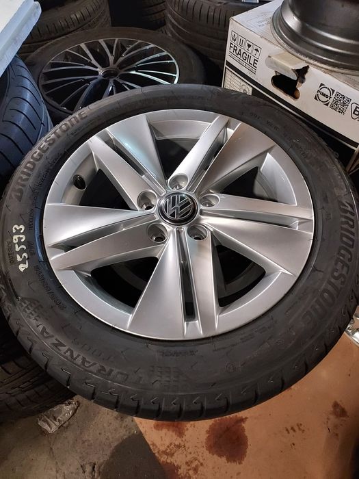 Fabryczne Nowe Koło VW Golf 8 Caddy 205/55R16 Bridgestone Turanza 1szt