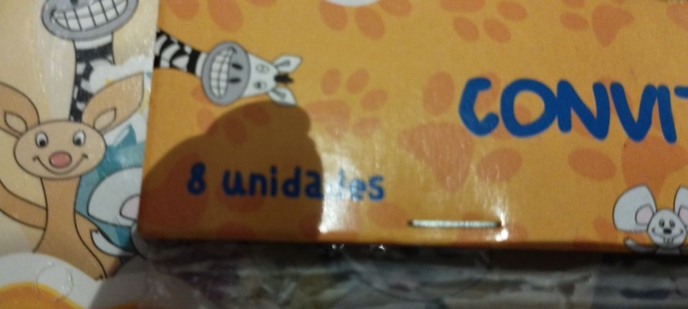 Convites de aniversário panda
