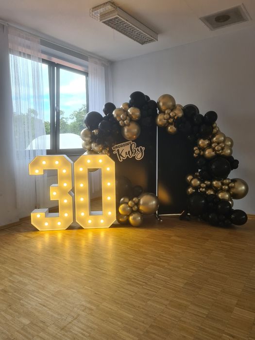 Cyfry 2026 Sylwester/Studniówki Wolne. Cyfry 18,20,30,40,50,60 wynajem