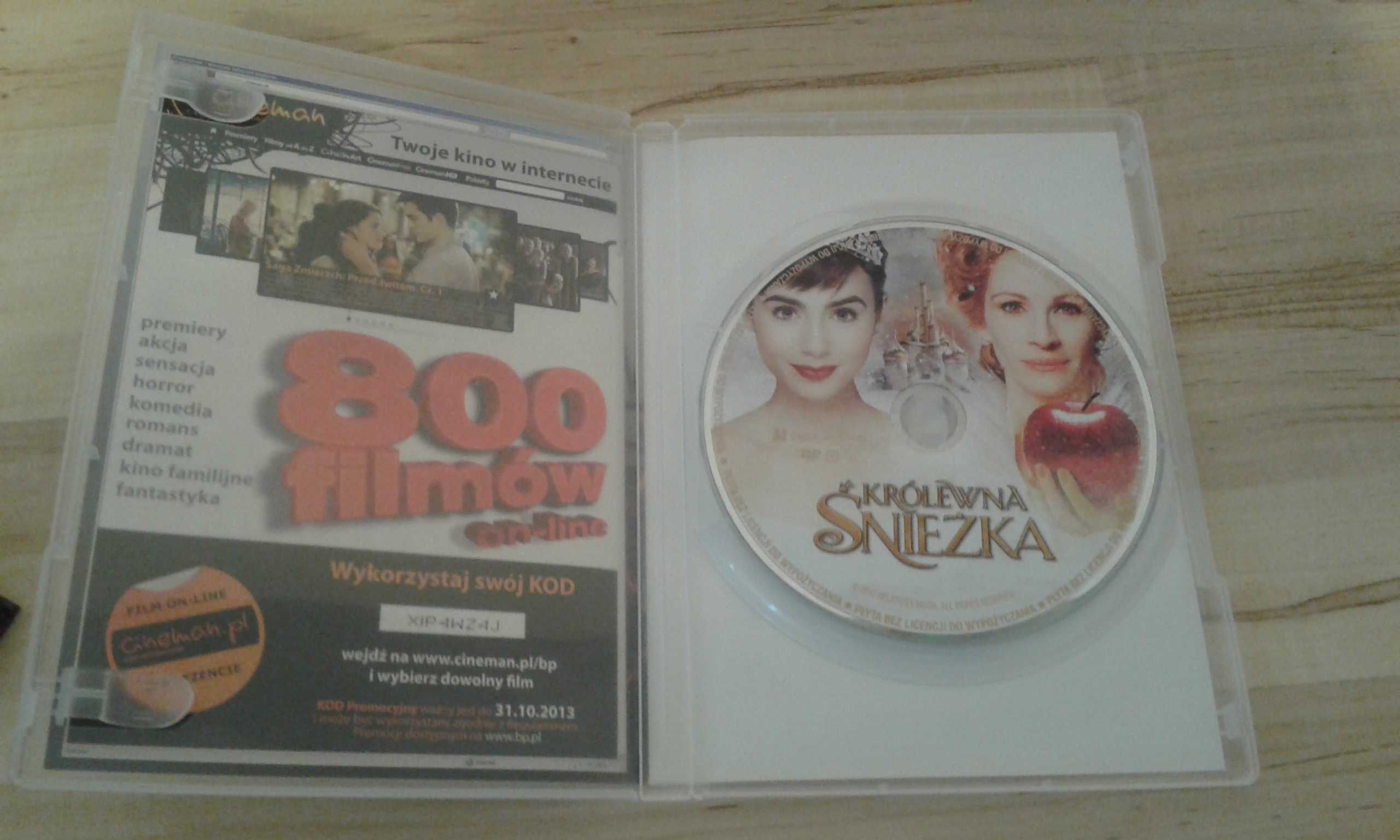 Film KRÓLEWNA ŚNIEŻKA edycja pudełkowa płyta DVD