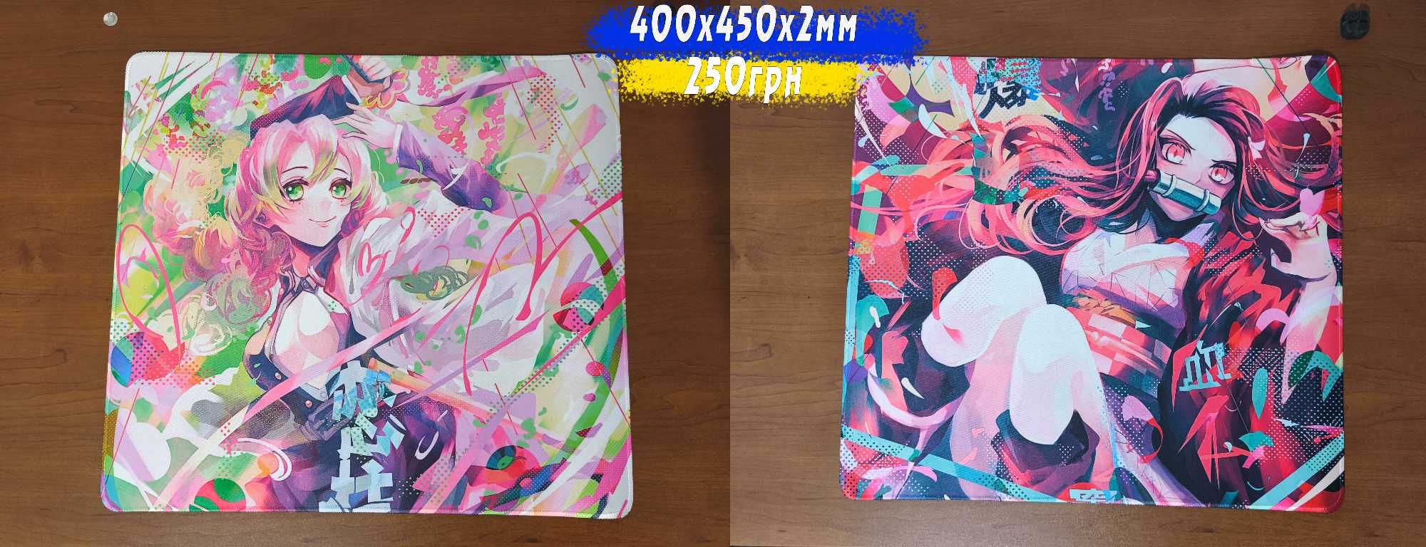 Коврик для миші Аниме игровая поверхность мышки 90х40см 60х35см 80х30