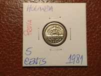 410 Holanda - moeda de 5 cents de 1981 Prova