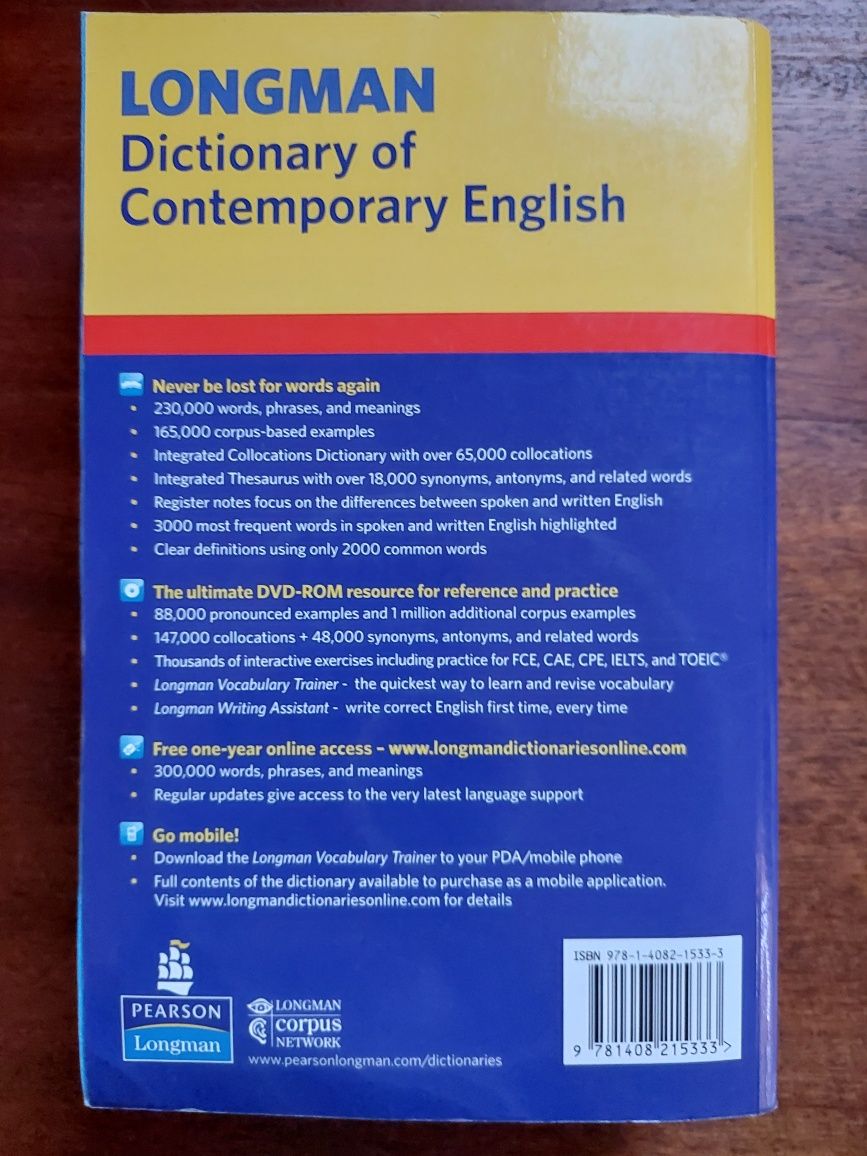 Dictionary of Contemporary English