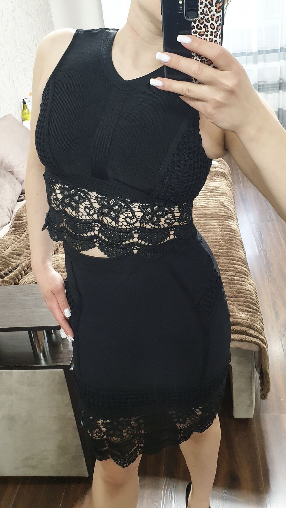 Бандажный костюм Balmain