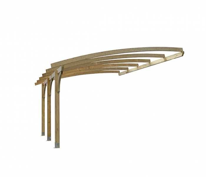 Zadaszenie tarasu, wiata, carport, garaż, konstrukcja, łuk 350x525 cm