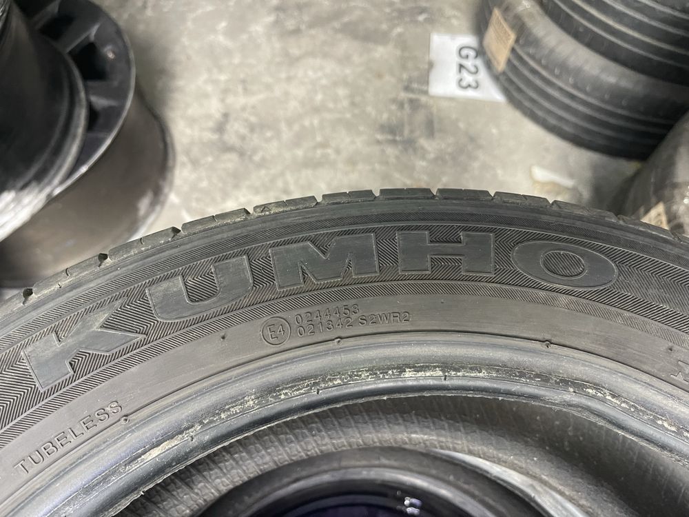 Шины 195/55 R16 Kumho б/у комплект лето 5,5мм U4