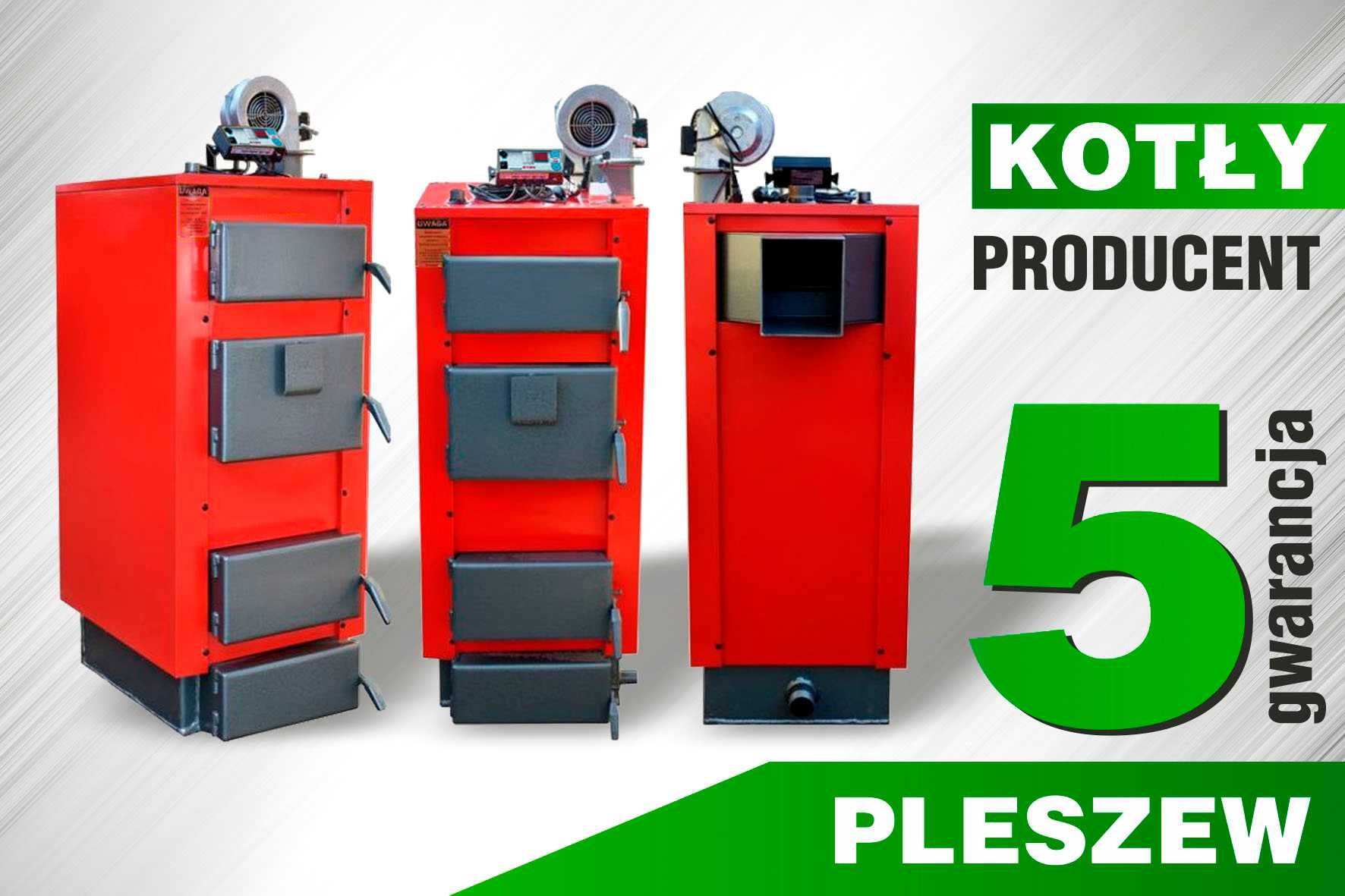 Kocioł piec do 80 m2 drewno i węgiel Dostawa gratis