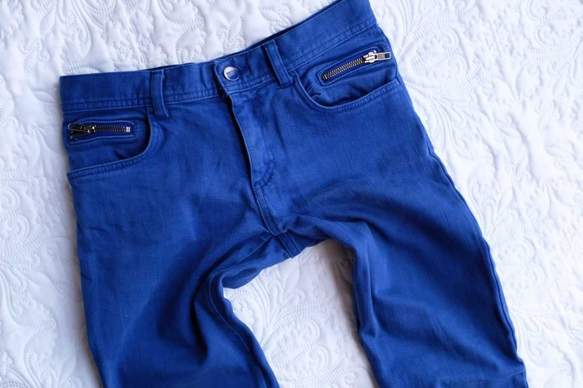 H&M jeansy damskie niebieskie r. 36 S