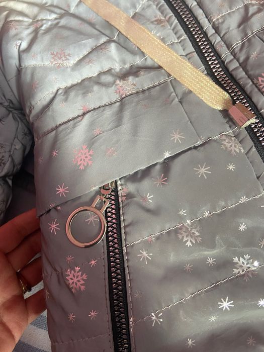 Дитячий зимовий комплект на Дівчинку куртка та комбез 86-92