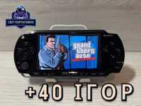 Sony PSP 32GB в чорному кольорі + 40 ігор встановлено PlayStation