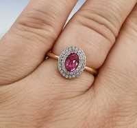 30157 Pierścionek pozłacany średnica 19 mm ROSE SWAROVSKI