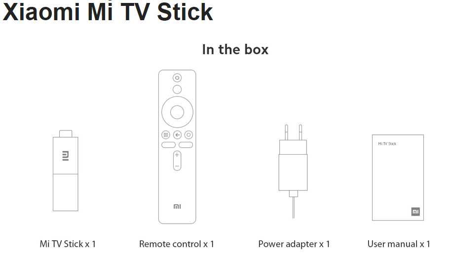 Xiaomi Mi Stick TV Android HDMI Stream WiFi Dongle (NOVO E SELADO)