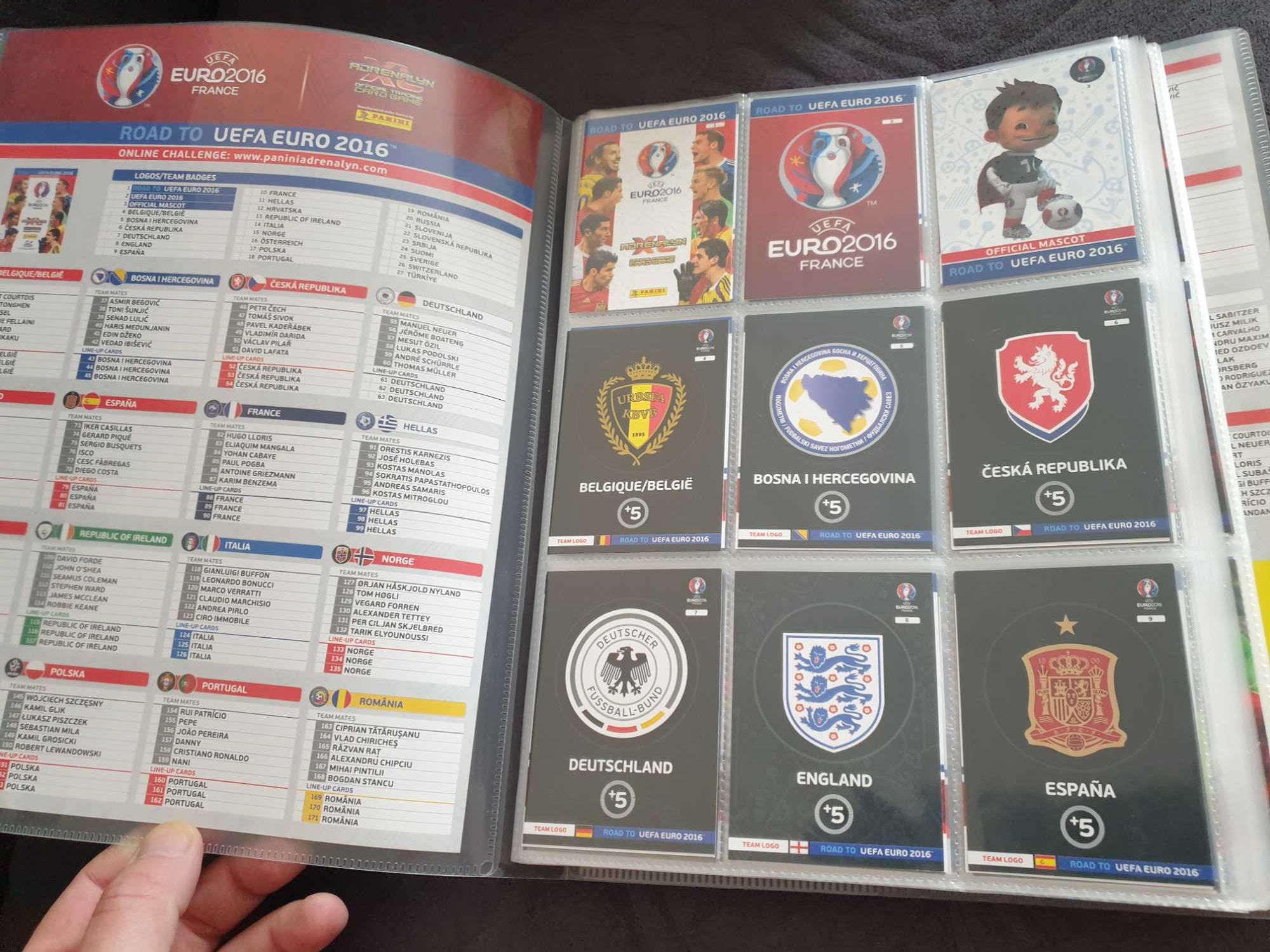 Kompletny album Panini Road to UEFA EURO 2016