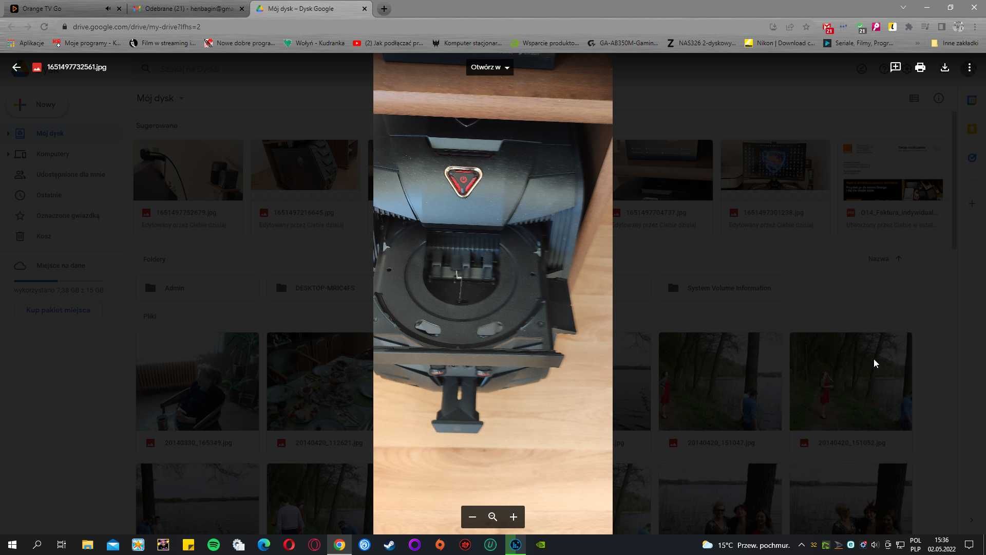 Komputer gamingowy + monitor 32 cale
