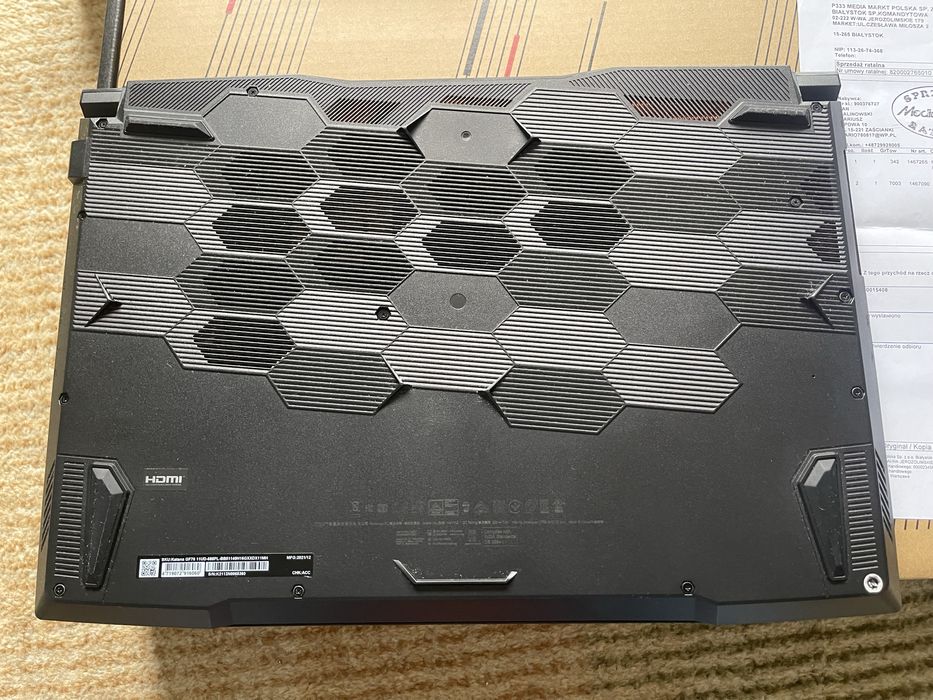 Laptop MSI Katana GF76 11UD-686PL 17,3 Stan Jak Nowy