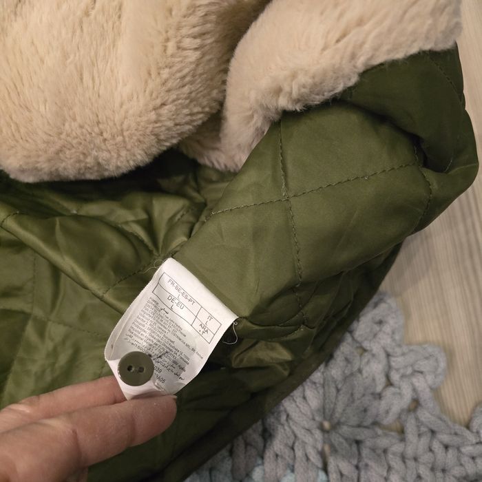 Kurtka damska parka zimowa PIMKIE jak nowa kolor khaki rozmiar L / 40
