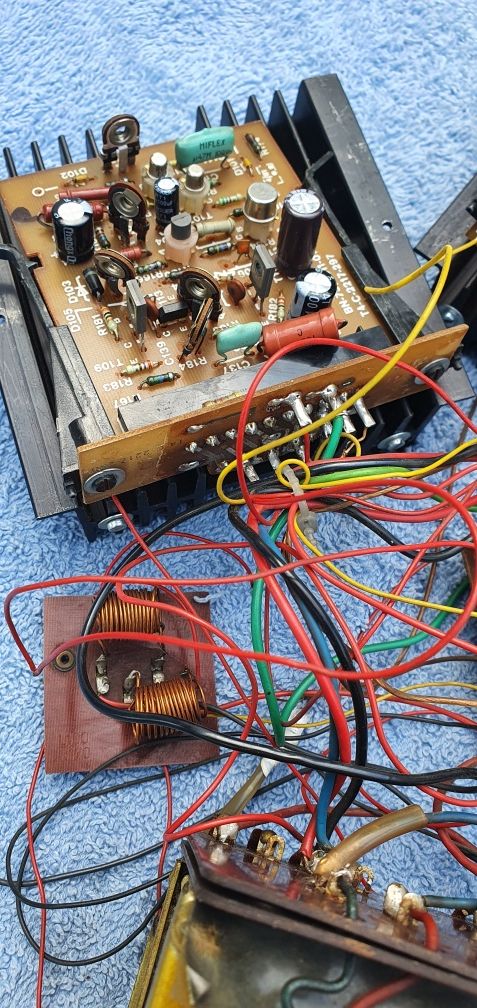 Unitra wzmacniacz WS-503 końcówka  mocy z zasilaczem komplet.