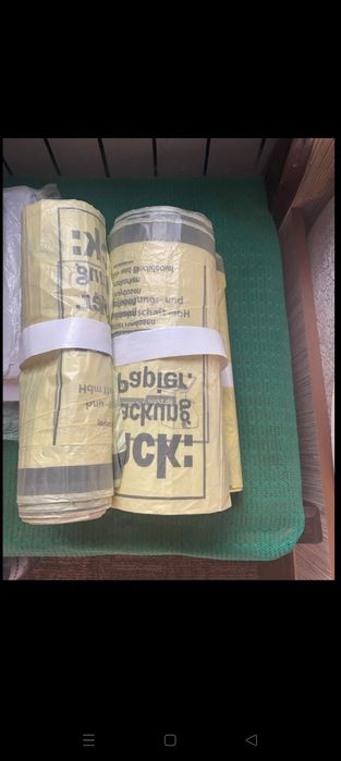 Продам мусорные пакеты с ручами-затяжками!