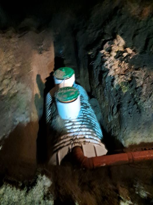 Przyłącza kanalizacji wody gazu