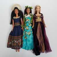 zestaw 3 lalek Barbie dotw ( Inca, Pacific Island, French Court )