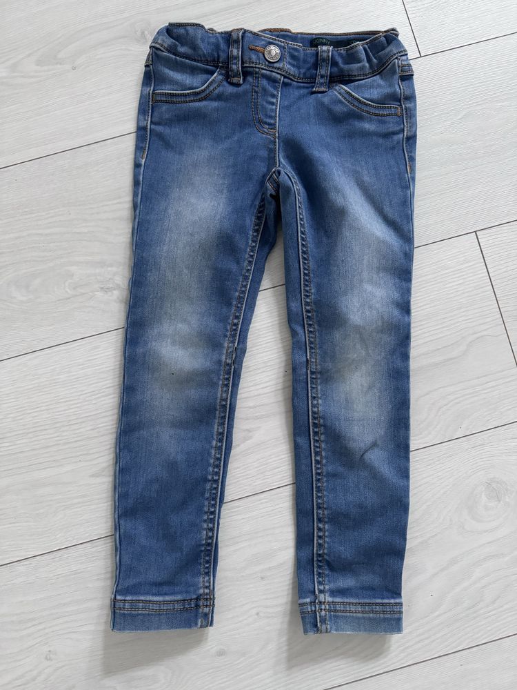 Benetton jeansy dziewczynka 110