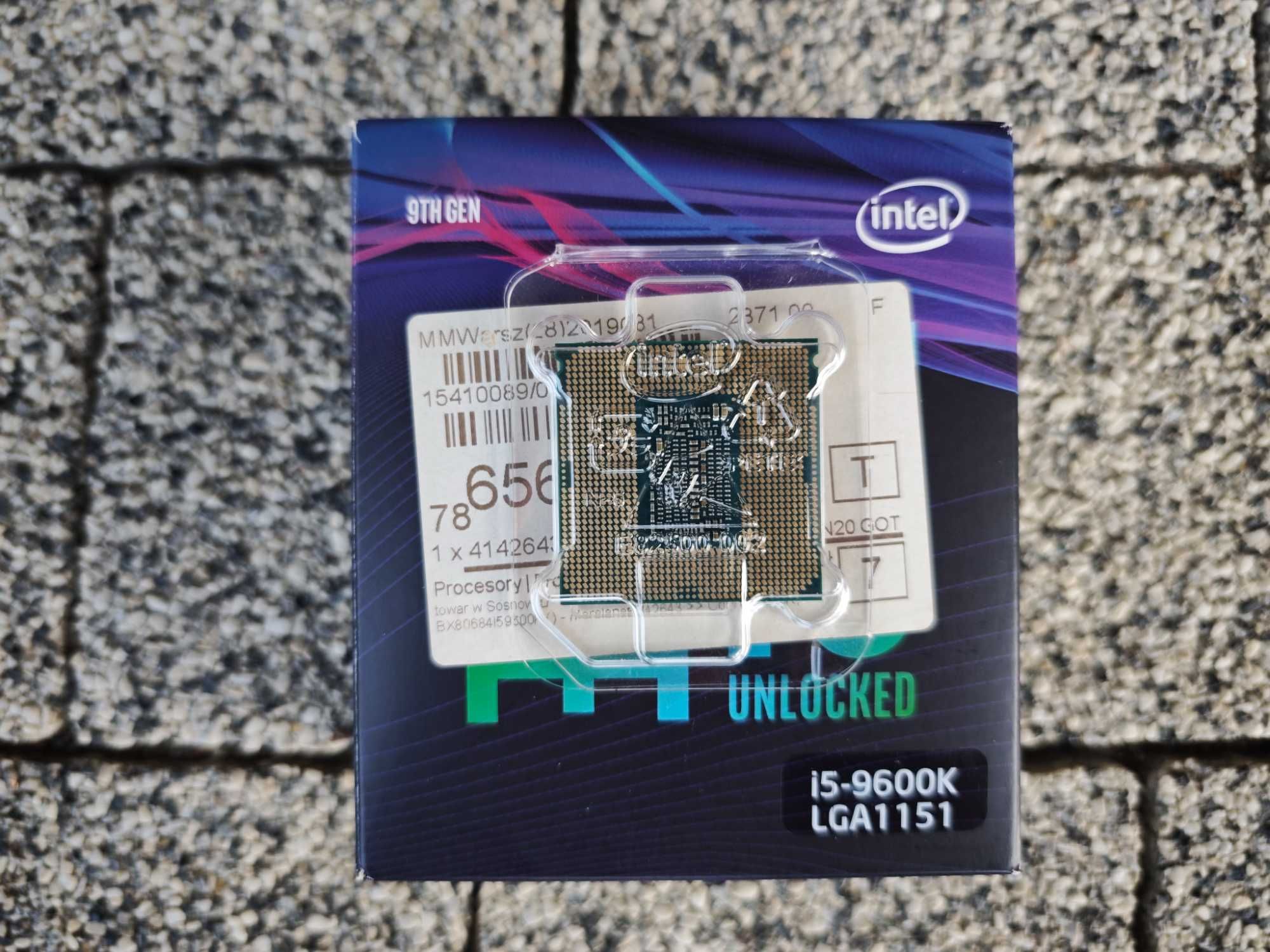 Procesor Intel Core i5-9600K socket 1151, 3.7 GHz, 9mb, 6 rdzeni