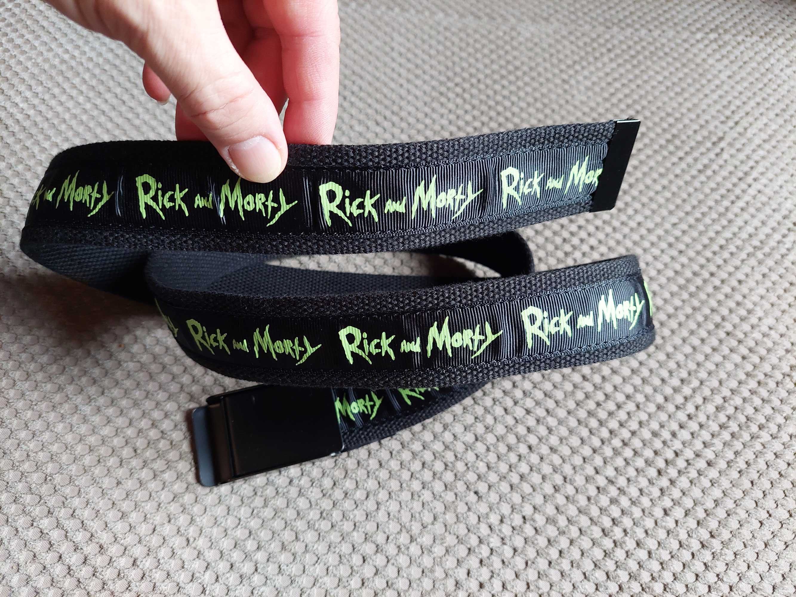 CROPP materiałowy pasek do spodni Rick and Morty